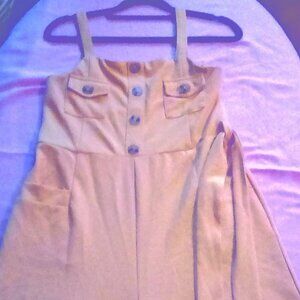205 Collins, yellow, jumpsuit,